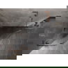 Mexen Lunar L петостенна душ кабина с лява врата 100 x 100 см, прозрачна, розово злато - 831L-100L-100P-60-00-L