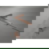 Mexen Lunar L петстранна падаща лява 100 x 80 cm, прозрачен, четкан мед - 831L-100L-080P-65-00-L