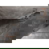 Mexen Lunar L петстранна падаща лява 100 x 80 cm, прозрачен, четкан мед - 831L-100L-080P-65-00-L