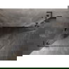 Mexen Lunar L петстенно душ кабина с врата, лява, 90x80 см, прозрачна, gun gray четкана - 831L-090L-080P-66-00-L