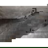 Mexen Lunar L петоъгълна плъзгаща лява 100 x 90 cm, прозрачна, черна - 831L-100L-090P-70-00-L