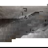 Mexen Lunar L Ъглова душ кабина с панти, лява, 80 x 80 см, прозрачно стъкло, gun metal - 831L-080L-080P-95-00-L