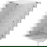 Петостенна душ кабина Mexen Lunar L с лява врата 100 x 90 см, прозрачна, gun metal - 831L-100L-090P-95-00-L