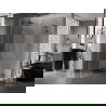 Петостенна душ кабина Mexen Lunar L с лява врата 100 x 90 см, прозрачна, gun metal - 831L-100L-090P-95-00-L