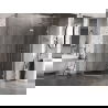Mexen Lunar L петстенна душ кабина с отваряне надясно 90 x 80 cm, прозрачна, хром - 831L-090P-080L-01-00-P