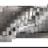 Mexen Lunar L петстенна душ кабина с отваряне надясно 90 x 80 cm, прозрачна, хром - 831L-090P-080L-01-00-P
