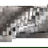 Mexen Lunar L петостенна душ кабина с дясно отваряне 100 x 80 см, прозрачна, хром - 831L-100P-080L-01-00-P