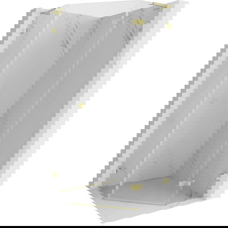 Mexen Lunar L петоъгълна душ кабина, отваряща се надясно, 80 x 80 см, прозрачна,