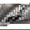 Mexen Lunar L петостенна душ кабина с панта дясна 100 x 80 см, прозрачна, златна четка - 831L-100P-080L-55-00-P