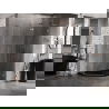 Mexen Lunar L петстенна кабина за душ, отваряща се на дясно 100 x 80 см, прозрачна, четкана мед - 831L-100P-080L-65-00-P