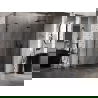 Mexen Lunar L петостенна сгъваема душ кабина дясна 90 x 80 см, прозрачна, черна - 831L-090P-080L-70-00-P