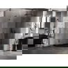 Mexen Lunar L право петагонален душ параван 90 x 90 см, прозрачен, черен - 831L-090P-090L-70-00-P