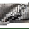 Mexen Lunar L петостенна душ кабина с врата, дясна 100 x 80 cm, прозрачна, gun metal - 831L-100P-080L-95-00-P
