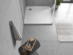 Mexen Flow квадратен душ корито Slim 70 x 70 cm, бял гланц - 46S107070