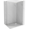 Mexen Lunar L петостенна душ кабина с отваряща се врата, дясна 100x80 см,