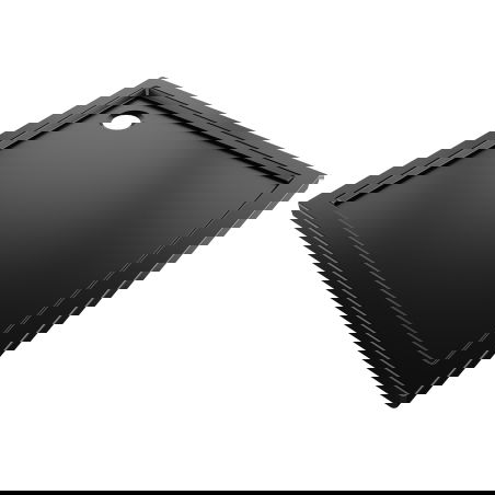 Mexen Flow квадратен душ кабина slim 70 x 70 см, черен мат - 46S707070