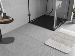 Mexen Flow плосък квадратен душ подложка 120 x 120 см, черен мат - 46S701212