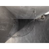 Mexen Lunar L душ кабина полуовална отваряема 100 x 100 см, прозрачна, хром