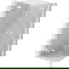 Mexen Lunar L полукръгла душ кабина 80 x 80 см, прозрачна, бяла - 833L-080L-080P-20-00