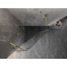 Mexen Lunar петоъгълна душ кабина люлееща се лява 80 x 80 см, прозрачна, златна
