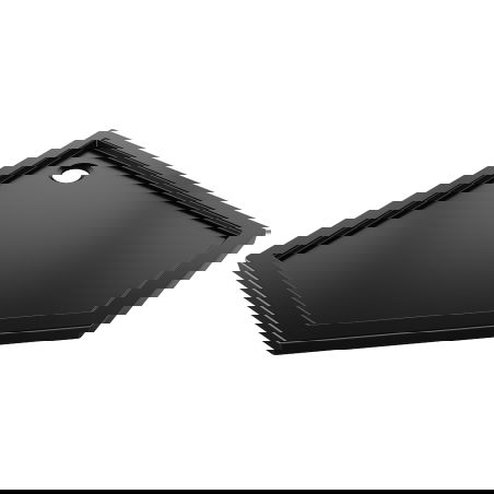 Mexen Flow петоъгълен ултратънък поддушов тас 80 x 80 см, черен мат - 46P708080