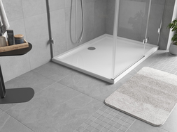 Mexen Flow правоъгълна тънка душ табла 90 x 70 см, бял гланц - 46R107090