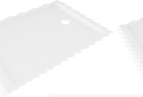 Mexen Flow правоъгълна тава slim 80 x 75 см, бял гланц - 46R107580