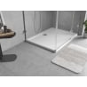 Mexen Flow правоъгълна тънка душ кабина 80 x 75 cm, бял гланц - 46R107580
