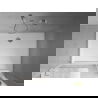 Mexen Flow правоъгълно ниско корито 130 x 75 cm, бял гланц - 46R107513