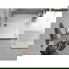 Mexen Flow правоъгълен плоскостен плосък 120 x 80 см, бял блясък - 46R108012