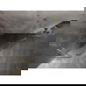 Mexen Lunar петстенна душ кабина с ляво отваряне 80 x 80 см, прозрачна, златна матова - 831-080L-080P-55-00-L