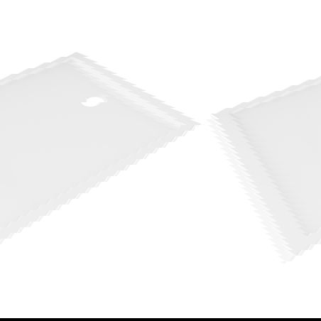 Mexen Flow правоъгълно корито тънко 130 x 100 cm, бял гланц - 46R101013