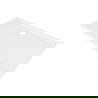 Mexen Flow правоъгълно тънко корито 140 x 100 см, бял гланц - 46R101014