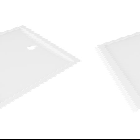 Mexen Flow правоъгълен ултратънък поддушов плот 160 x 100 cm, бял гланц - 46R101016