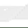 Mexen Flow правоъгълно тънко корито 140 x 100 см, бял гланц - 46R101014