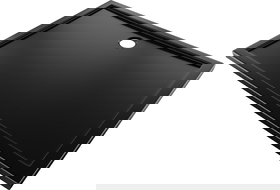 Ректъгълен тънък поддушов палет Mexen Flow 90 x 70 см, черен мат - 46R707090