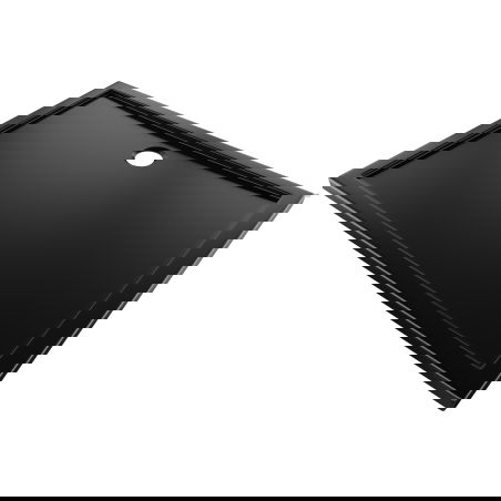 Mexen Flow правоъгълно тясно корито 85 x 80 cm, черен мат - 46R708085