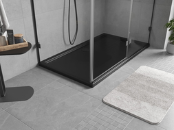 Mexen Flow правоъгълна плоска душ кабина 160 x 95 см, черен мат - 46R709516