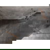 Mexen Lunar петостенна душ кабина с лява отваряща се врата 100 x 90 cm, прозрачно стъкло, матова месинг - 831-100L-090P-65-00-L