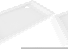 Mexen Flow+ квадратен душ корито 70 x 70 см, бял гланц - 46S107070H