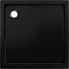 Mexen Flow+ квадратен поддушов басейн 80 x 80 см, черен мат - 46S708080H