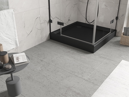 Mexen Flow+ квадратен поддушов корито 90 x 90 см, черен мат - 46S709090H