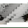 Mexen Roma душ кабина с отваряща се врата 120 x 80 см, прозрачна, черна + корито Flat, черно - 854-120-080-70-00-4070B