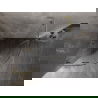 Mexen Lunar L полукръгла душ кабина с отварящи се врати 100 x 100 см, прозрачна, златисто четкана - 833L-100L-100P-55-00