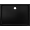 Mexen Flow+ правоъгълен поддушник 80 x 70 см, черен мат - 46R707080H