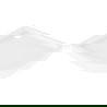 Mexen Flow+ полукръгъл поддушов коритo 100 x 100 см, бял гланц - 46Q101010H
