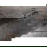 Mexen Lunar L полукръгла душ кабина с отваряща се лява врата 100 x 80 см, прозрачна, четкана мед - 833L-100L-080P-65-00