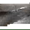 Mexen Lunar L полукръгла душ кабина с врата 80 x 80 см, прозрачна, никел матиран - 833L-080L-080P-97-00