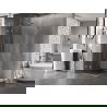 Mexen Lunar Duo душ кабина с отварящи се врати 75 x 75 см, прозрачна, хром - 834-075L-075P-01-00