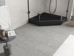 Mexen Flow+ петоъгълно корито 100 x 100 см, черен мат - 46P701010H